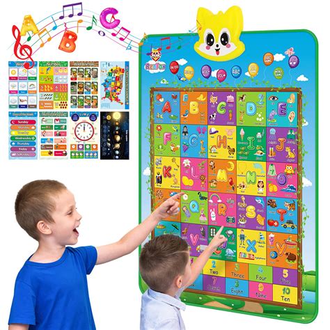 Buy Words Interactive Alphabet Wall Chart Renfox Early Learning