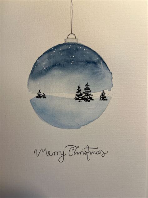 Pin Von Marc Et Auf Cartes Noel Weihnachten Zeichnung Aquarell