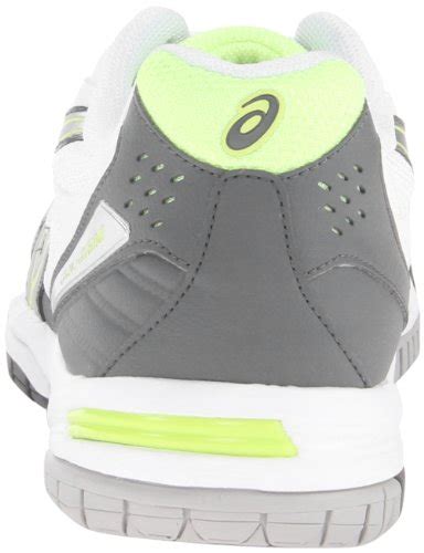 Asics Womens Gel Game 4 Tennis Shoechacoalsilversharp Green85 M