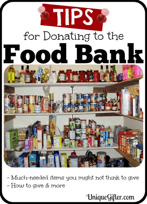 How To Donate To A Food Bank