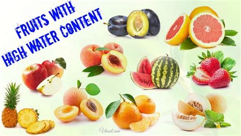 List Of Fruits With High Water Content And Less Calories