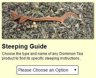 Loose Leaf Tea Steeping Guide - Dominion Tea