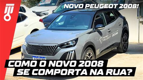 Dirigi o novo PEUGEOT 2008 1 0 Turbo 2024 É bonito mas é bom de