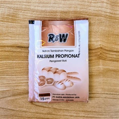 R W Kalsium Propionat 15gr Pengawet Roti Lazada Indonesia