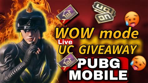 PUBG Wow Mode And Custom Rooms Uc And Royalpass Giveaway PUBG