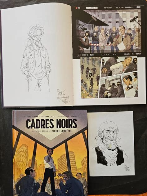 Cadres Noirs T T Dessin Original D Dicace X C Catawiki