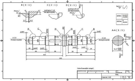 Create 2d autocad mechanical shaft drawing by Rajeshm89 | Fiverr