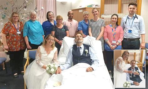 Terminally Ill Patient Ties Knot With Fiancée In Emotional Hospital