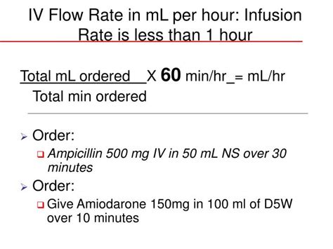 Ppt Iv Administration Dosage Calculation Powerpoint Presentation Id 4497697