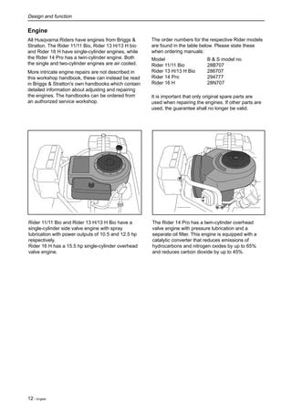 Husqvarna Rider H Service Repair Manual Pdf