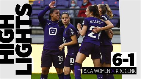 Highlights Rsca Women Krc Genk Youtube