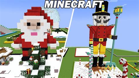 Le Concours De Build De Noël Sur Minecraft Le Résultat Youtube