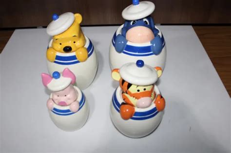 Disney S Winnie The Pooh Peek A Boo Canister Set Tigger Cookie Jar