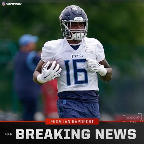 Rapoport Titans Wr Treylon Burks Suffered An Lcl Sprain During