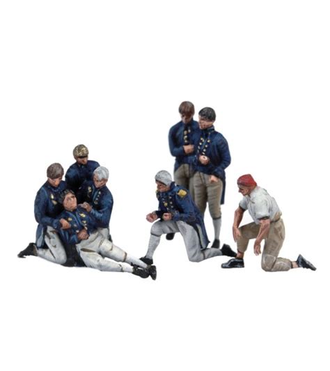 Artesania Latina Set Of Metal Figurines Royal Navy Officers Scale F Canada S
