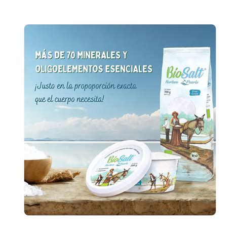 Sal Marina Virgen Ecológica Bolsa Gruesa 650g BioSalt Pearls