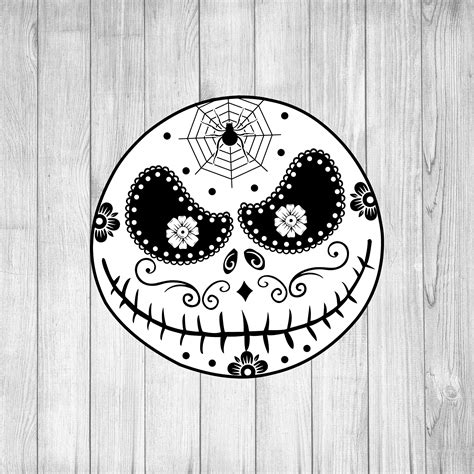 Jack Skellington Svg Nightmare Before Christmas Svg Walt Etsy