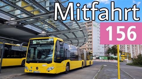 Berlin Mitfahrt Mercedes Benz Citaro C2 G Linie 156 S Storkower