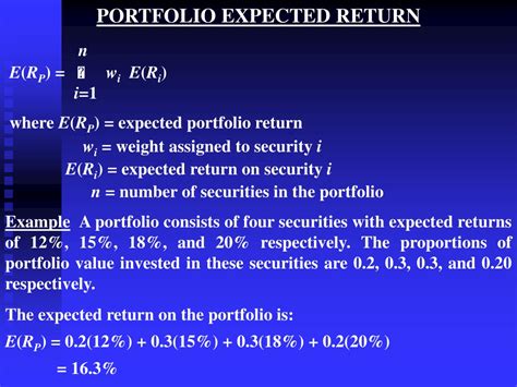 PPT Chapter 8 PORTFOLIO THEORY The Benefits Of Diversification