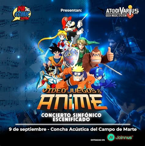 Atodivarius Presenta Concierto Sinf Nico Videojuegos Anime Surtido