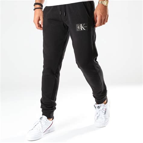 Calvin Klein Pantalon Jogging Monogram Patch Hwk 4066 Noir