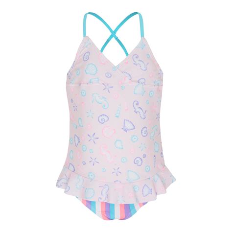 Girls Sherbert Shore Skirted Swimsuit Brandalley