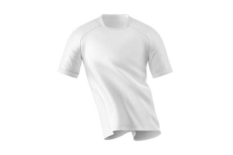 Camisa Blanca Sobre Un Fondo Blanco Foto Premium