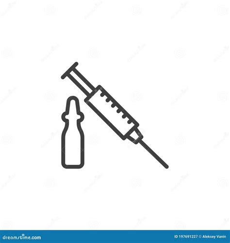 Pictogram Van De Insulinepen In De Pen Vector Illustratie