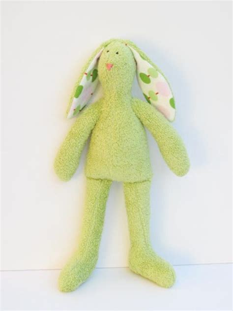 Stuffed Bunny Doll Cute Soft Terry Cloth Easter Bunny Rabbit