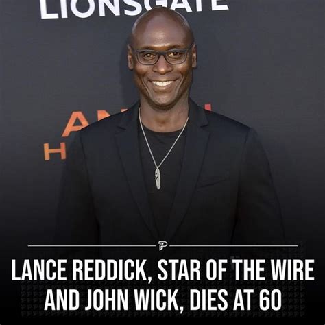 Lance Reddick The Actor Known For Roles In The Wire John Wick And