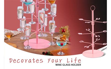 Amazon Cocktail Tree Stand Wine Glass Flight Tasting Display For