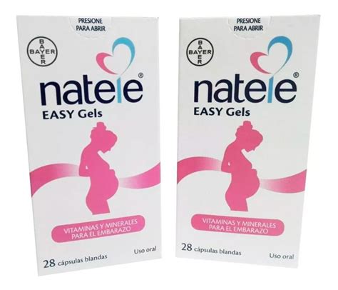 Natele Prenatal Cap X Cajas Vitaminas Para El Embarazo