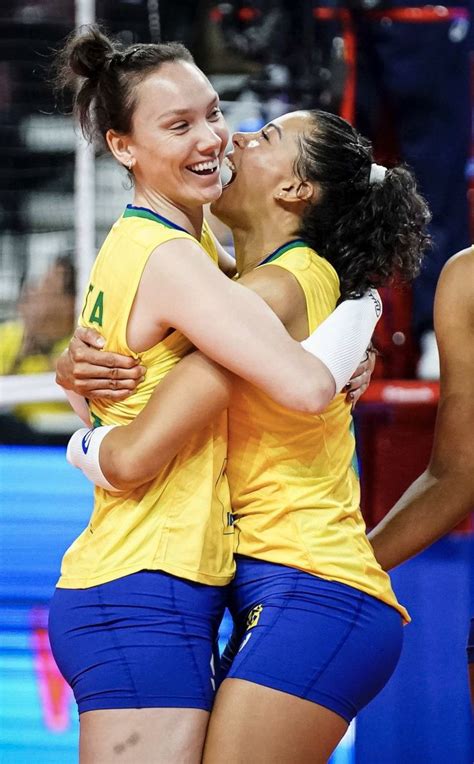 Pin On Sfv Women Volleyball Volleyball Team Brazil Women