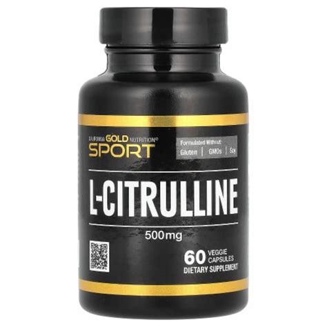 California Gold Nutrition Sport L Citrulline Kyowa Hakko Mg