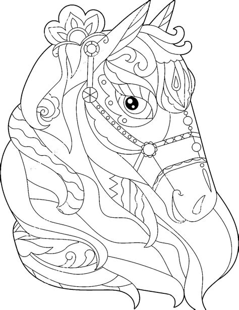 Coloriage Cheval T L Charger Et Imprimer Gratuit Sur