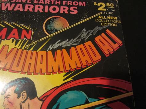 Superman Vs Muhammad Ali Comic Jsa Certified Signed By Neal Adams First