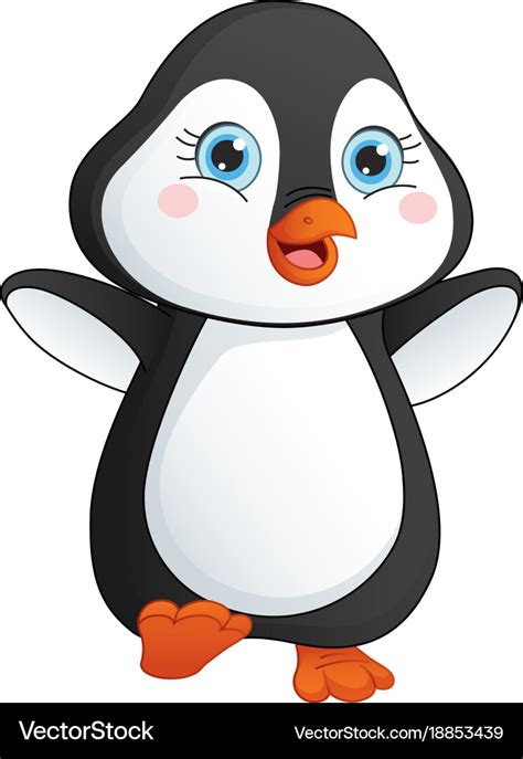 Baby Penguin Royalty Free Vector Image VectorStock