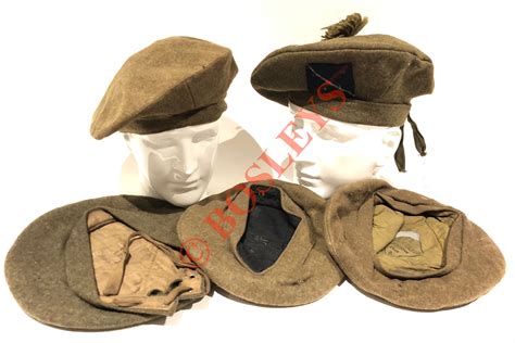 Ww Period British Army Berets Bonnets Comprising X General