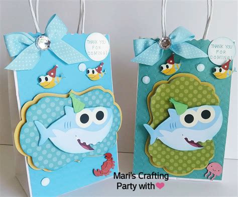 Baby Shark Goody Bags Baby Shark Favor Bags Baby Shark Etsy Baby