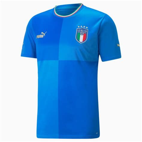 Maillot De Foot Italie 2022 2023 Domicile Bleu Footbebe