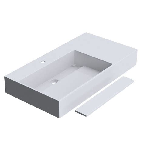 Buy Durovin Bathrooms Luxurious Stone Resin Bathroom Basin With Side