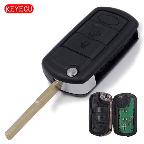 Keyecu Folding Remote Key Fob 3 Button 315Mhz ID46 For Land Rover