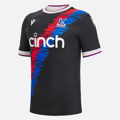 Crystal Palace Adults Third Match Jersey Macron Technical