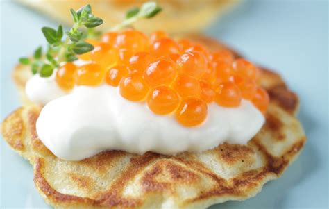 Blini with Caviar Recipe | James Beard Foundation