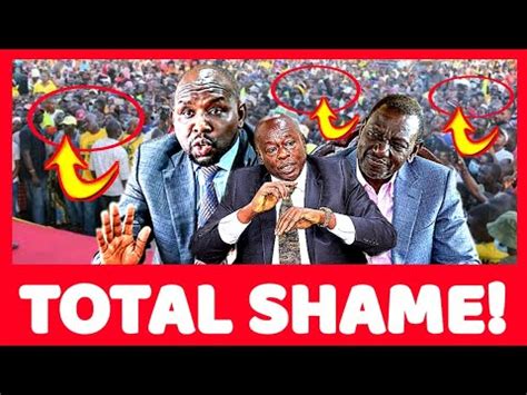 RUTO Left Stranded And DISTURBED As Kipchumba Murkomen Misbehaved LIVE