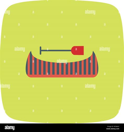 Vector Canoe Icon Stock Vector Image And Art Alamy