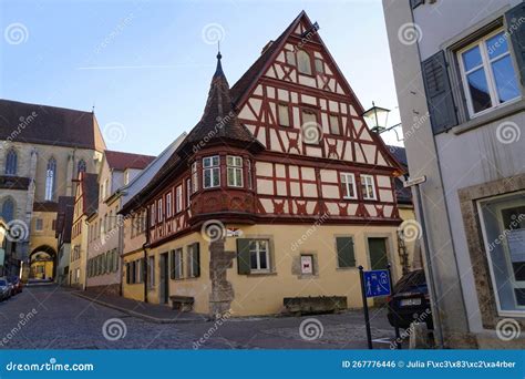 Ancient Town of Rothenburg Ob Der Tauber (Rothenburg on the Tauber) with Its Half-timbered ...