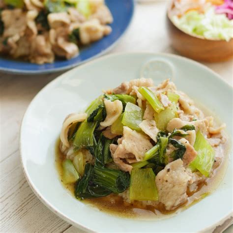 五目じゃなくても大満足！チンゲン菜と豚バラ肉の中華あんかけ飯 Macaroni