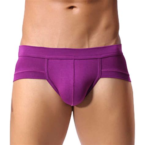 Aayomet Mens Boxers Men S Solid Color Underwear U Shaped Low Waist