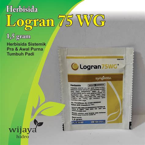 Jual Logran Wg Herbisida Pengendali Gulma Kemasan Gr Shopee